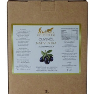 Orgainsches Nativ Extra Olivenöl 3 L Bag in Box
